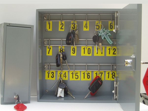 Multi-purpose Wall Mount or Portable Key Box
